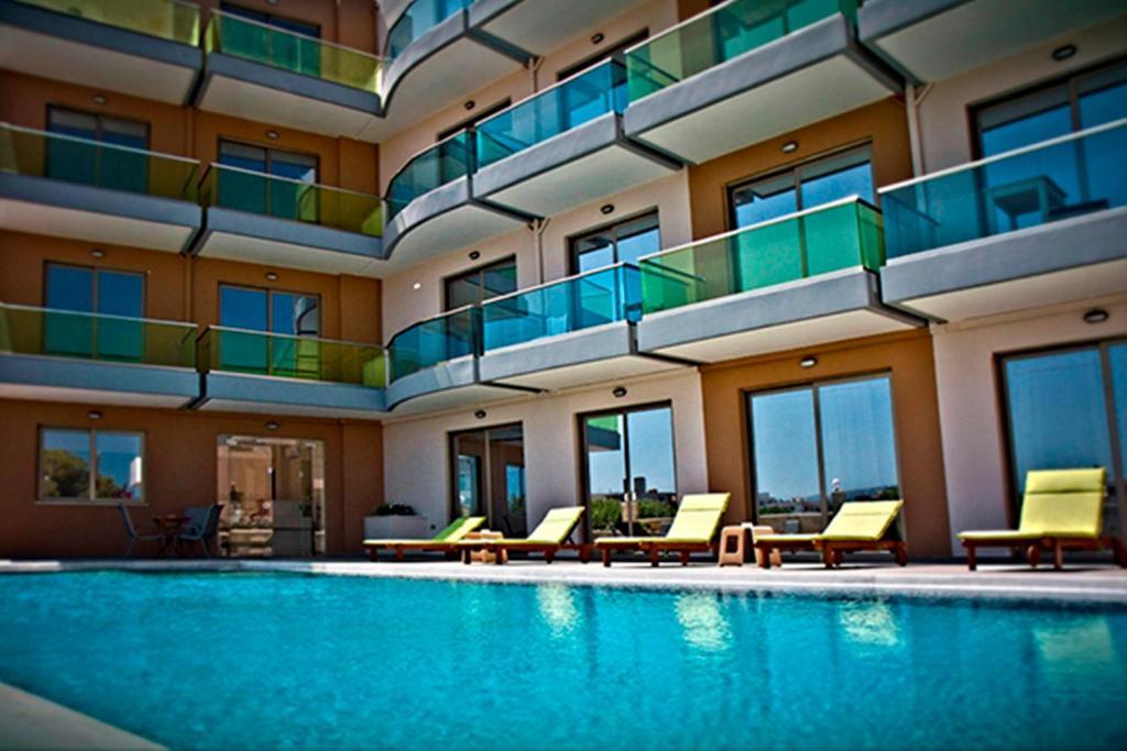 Crystal Bay Hotel Kissamos Bagian luar foto