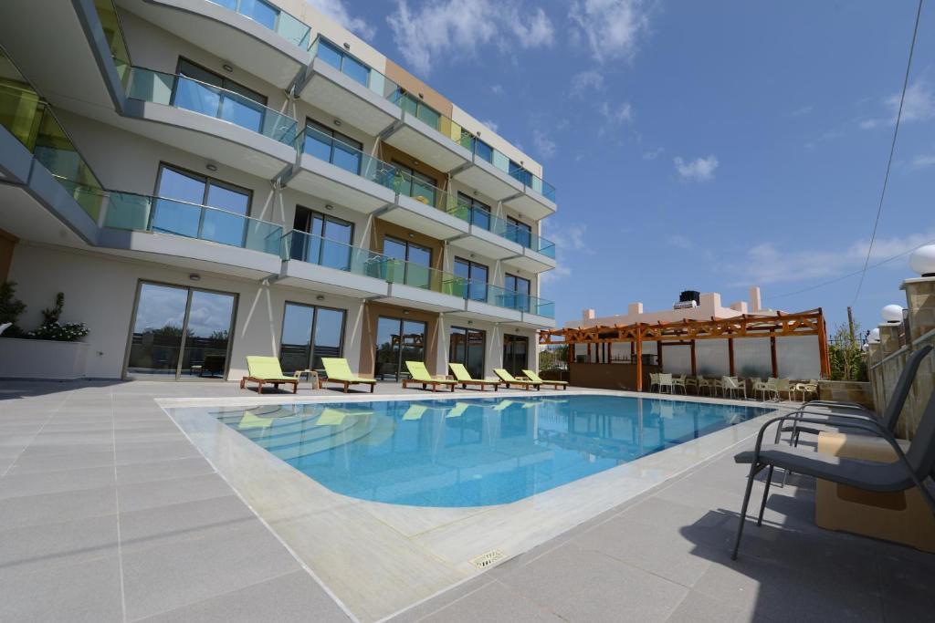Crystal Bay Hotel Kissamos Bagian luar foto